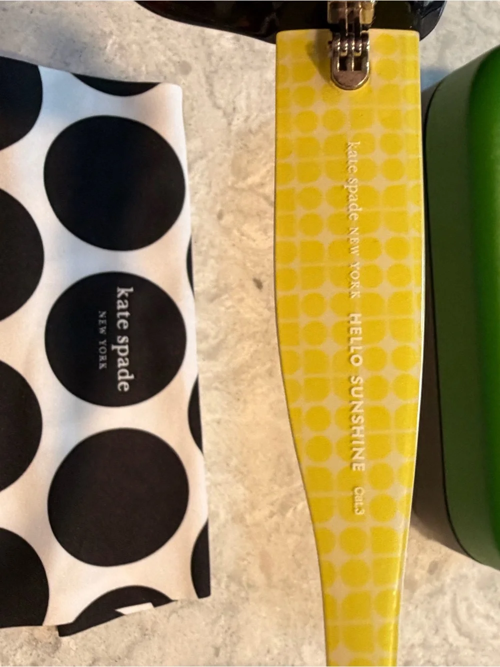 kate spade Oversized Tortoise Shell Sunglasses with Brown Lenses